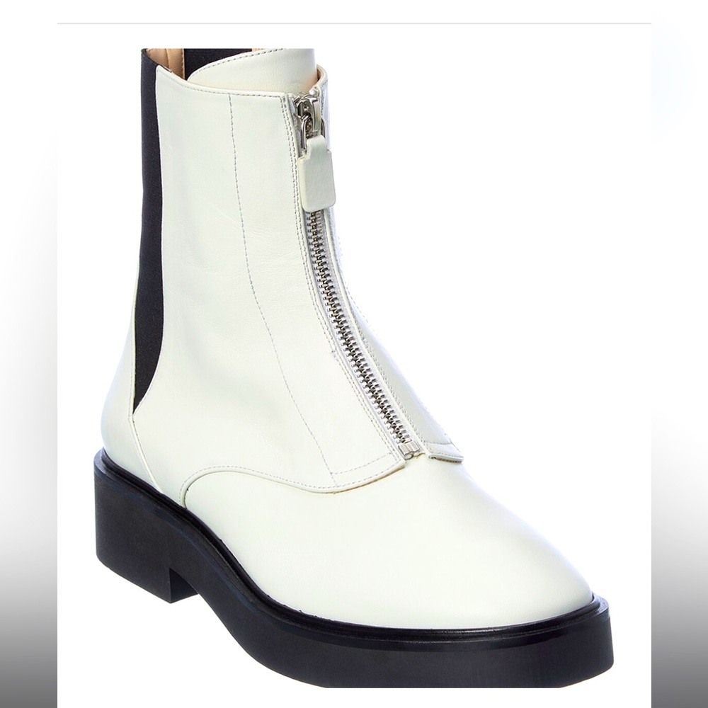 Stuart Weitzman Lodge Zip Leather Bootie